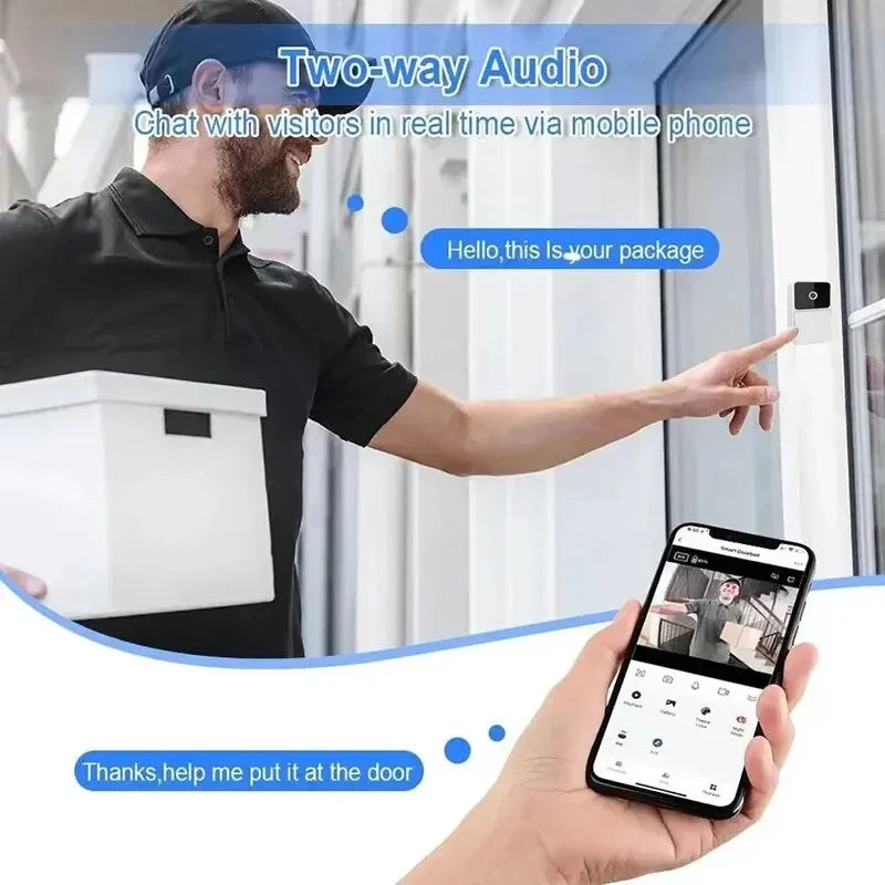 GuardianBell Pro™ - Smart Video Doorbell