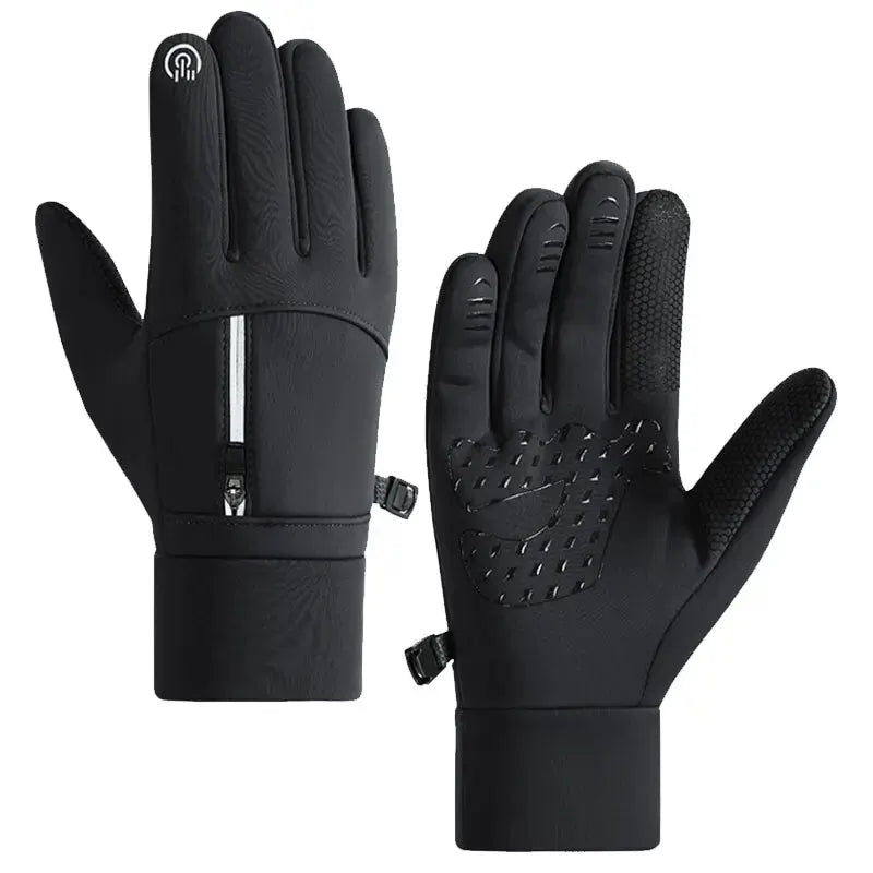 Waterproof Winter Gloves with Touchscreen and Anti-Slip Features