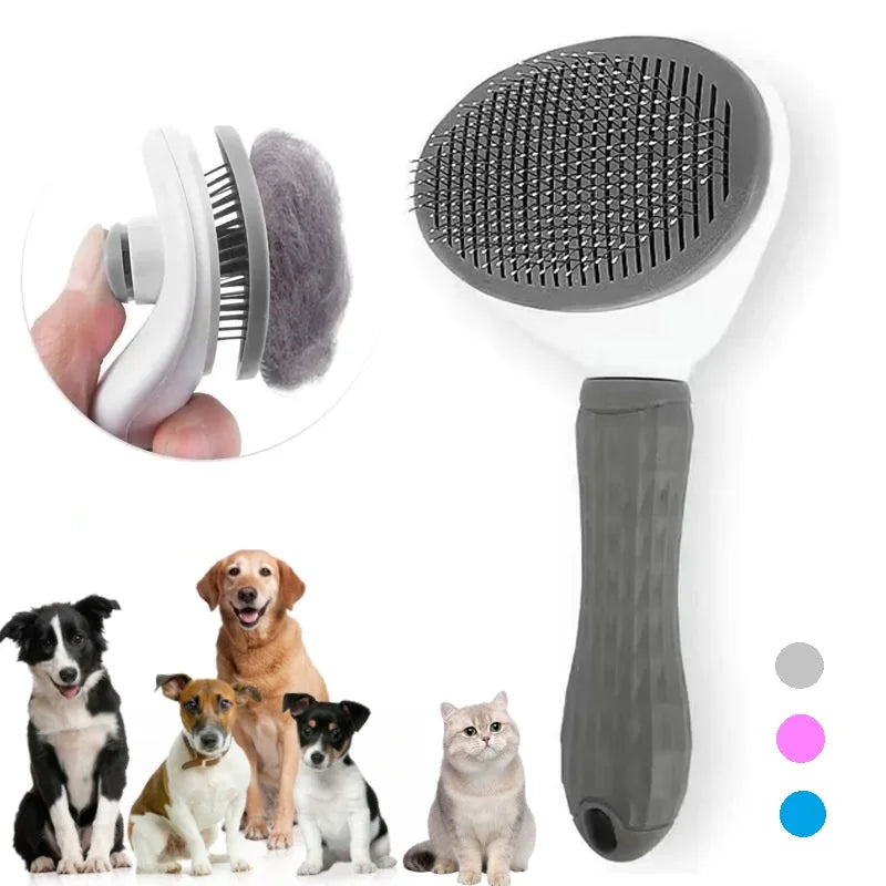 Cat & Dog Slicker Brush – Effortless Shedding Tool