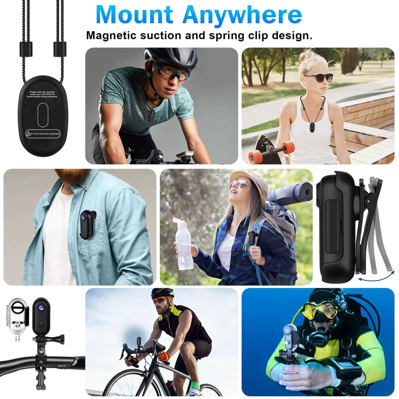 Mini 4K Action Camera – Capture Every Moment on the Go!