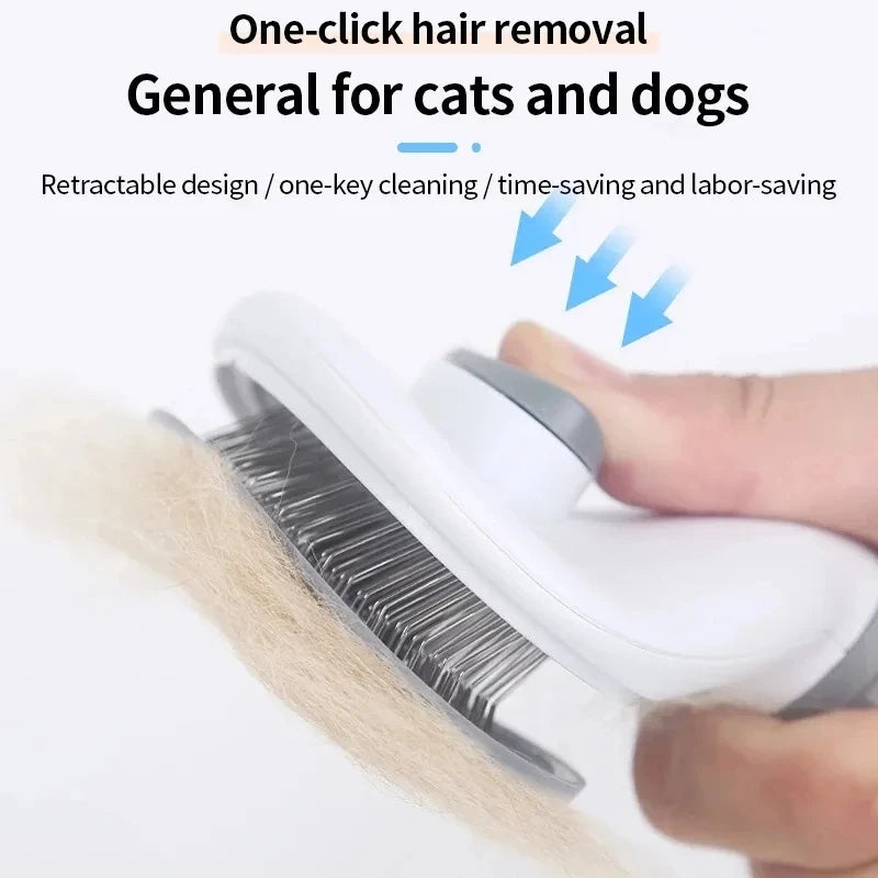 Cat & Dog Slicker Brush – Effortless Shedding Tool