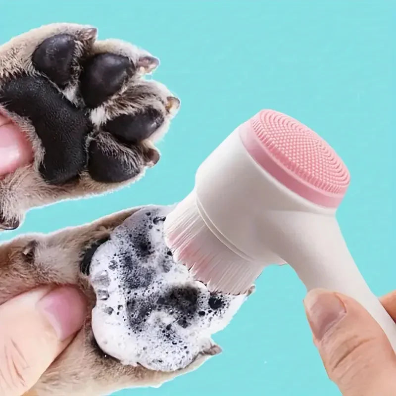 Ultimate Silicone Pet Grooming Brush – Clean Paws, Happy Pets!