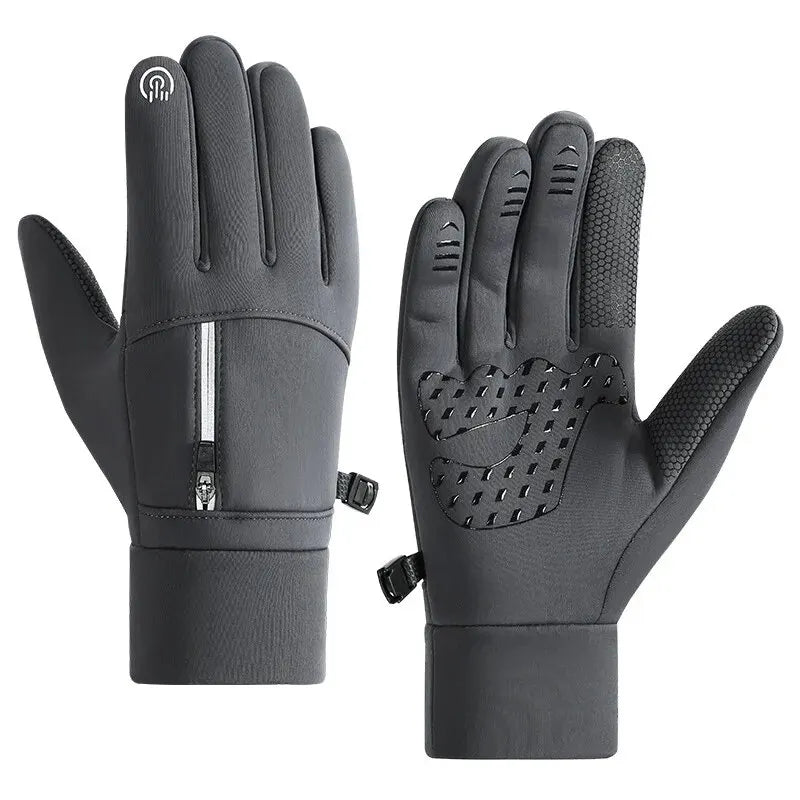 Waterproof Winter Gloves with Touchscreen and Anti-Slip Features