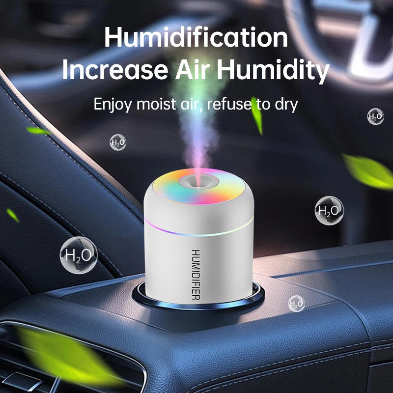 Humidificateur LED compact – Créez instantanément une atmosphère relaxante !